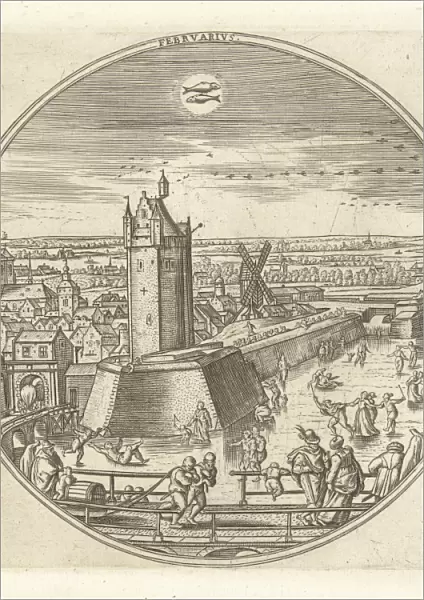 February, Adriaen Collaert, Hans Bol, Claes Jansz. Visscher (II), 1578 - 1582