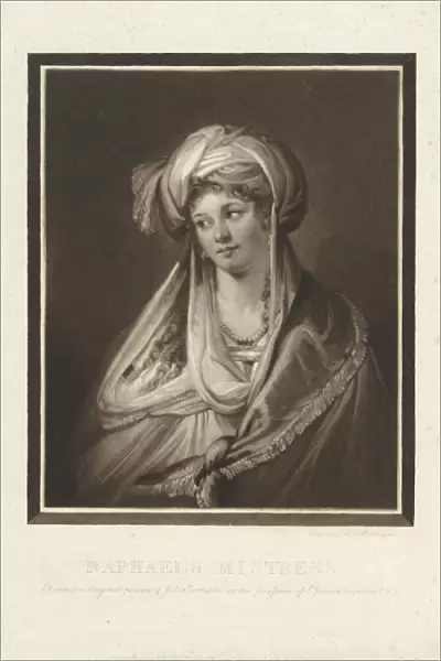 The mistress of Raphael, print maker: Charles Howard Hodges, Giulio Romano, John
