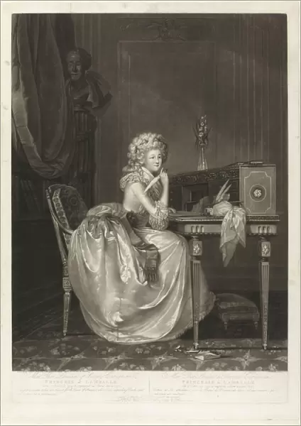 Princess de Lamballe, Simon Malcho, Anton Hickel, 1755 - 1793