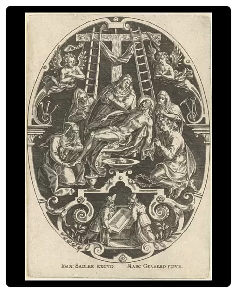 Lamentation of Christ, Johann Sadeler I, 1560-1600