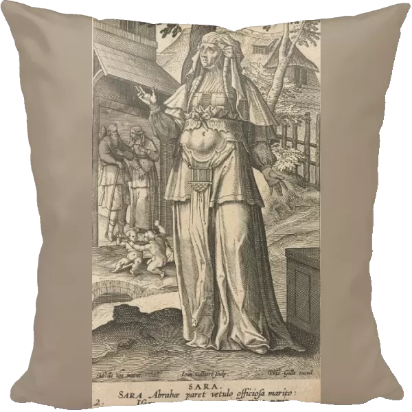 Sara, Jan Collaert (II), Philips Galle, Cornelis Kiliaan, 1588 - 1595