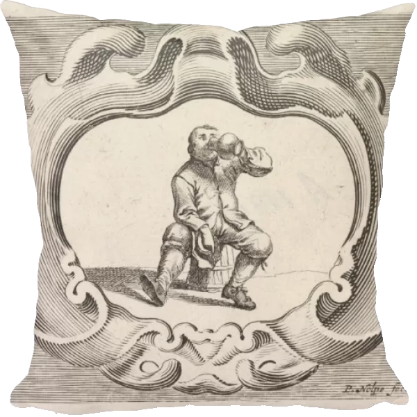 Drinking peasant, Pieter Nolpe, Pieter Jansz. Quast, 1623 - 1653