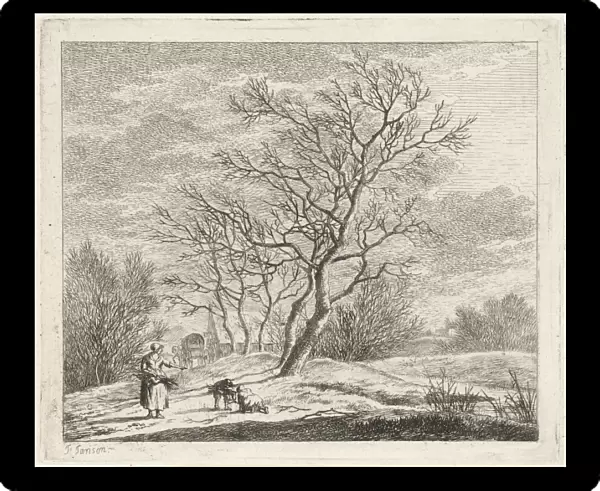Winter Landscape, Johannes Janson, 1783