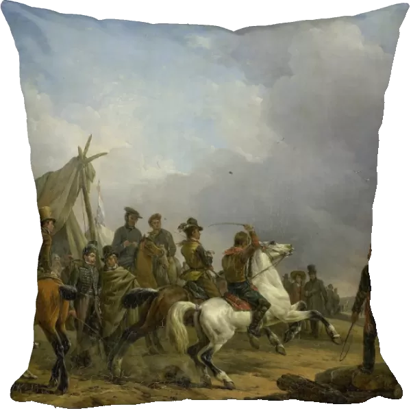 The Horse Race, Joseph Moerenhout, 1829