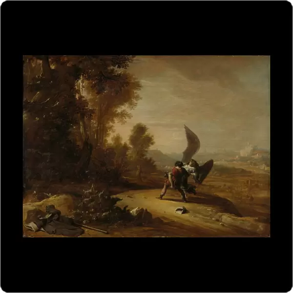 Jacob Wrestling with the Angel, Bartholomeus Breenbergh, 1639