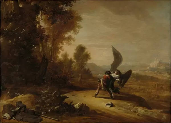 Jacob Wrestling with the Angel, Bartholomeus Breenbergh, 1639