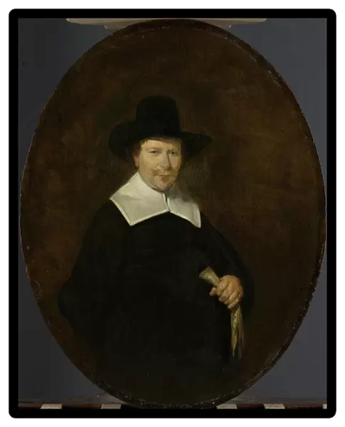 Portrait of Gerard Abrahamsz van der Schalcke, Cloth Merchant in Haarlem, Holding a Glove