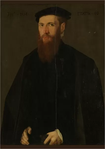 Portrait of Willem van Lokhorst (1514-64), copy after Jan van Scorel, 1554