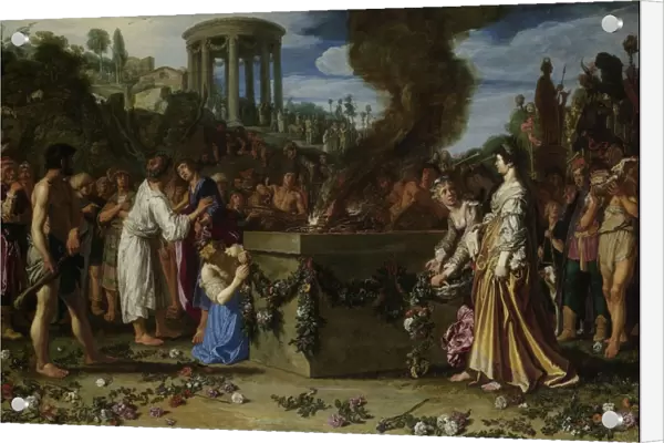 Orestes and Pylades Disputing at the Altar, Pieter Lastman, 1614