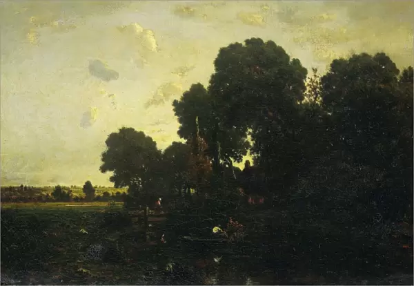 Twilight, Theodore Rousseau, 1840 - 1867