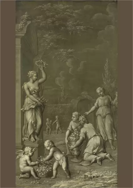 Homage to Pomona, Hendrik Carre (II), 1734
