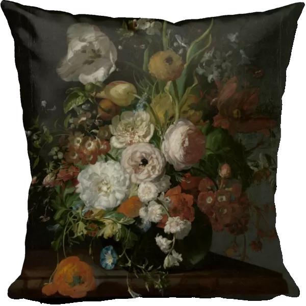 Still Life with Flowers in a Glass Vase, Rachel Ruysch, c. 1690 - c. 1720
