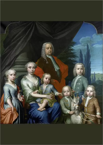 Portrait of Willem Philip Kops, Merchant in Haarlem, his Wife, Johanna de Vos