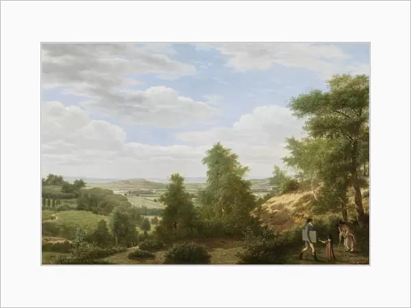 View of the Valley of Montmorency near Saint-Leu-la-Foret, France, Pieter Rudolph Kleijn
