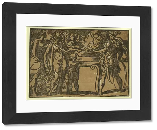 The sacrifice, between ca. 1520 and 1700, Parmigianino, 1503-1540
