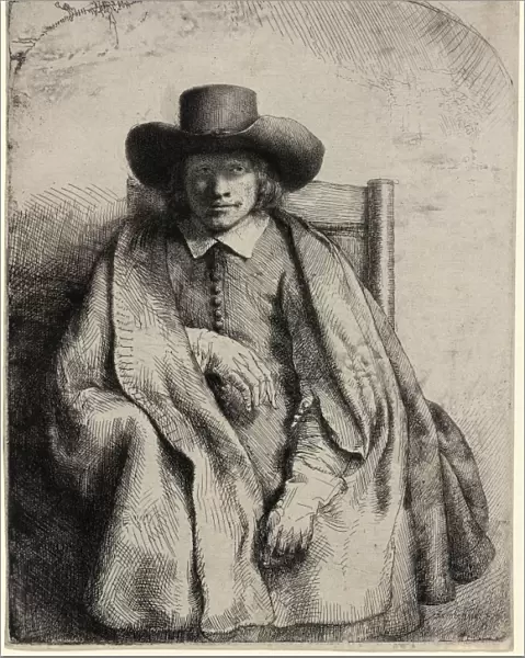 Rembrandt van Rijn, Clement de Jonghe, Dutch, 1606 - 1669, 1651, etching, drypoint