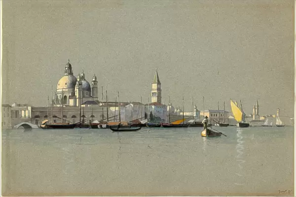 William Stanley Haseltine, View across the Giudecca Canal toward the Salute and the