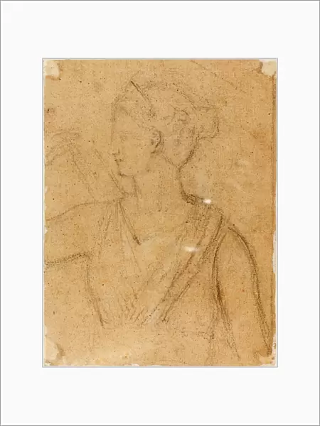 Benjamin Robert Haydon (British, 1786 - 1846), Study of the Statue of Diana in the