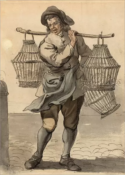 Paul Sandby (British, 1731 - 1809), A Poultry Seller, c