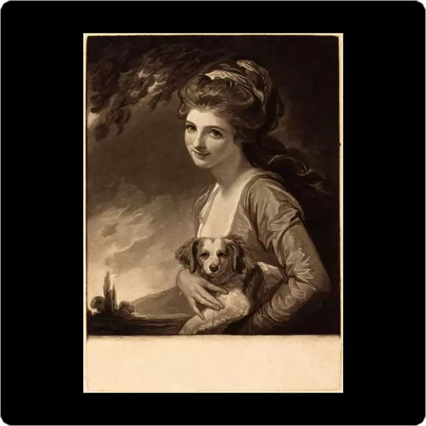 John Raphael Smith after George Romney (British, 1752 - 1812), Lady Hamilton as Nature