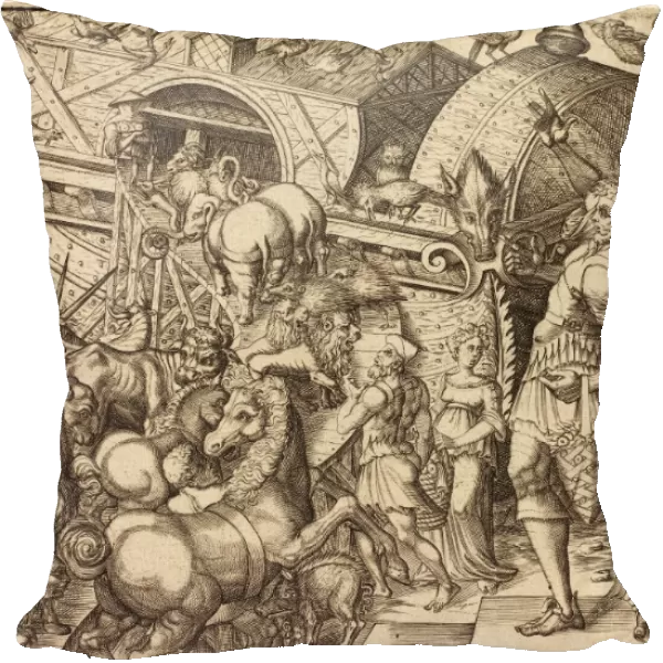 Pierre Woeiriot (French, 1532 - 1599), Noahs Ark, engraving