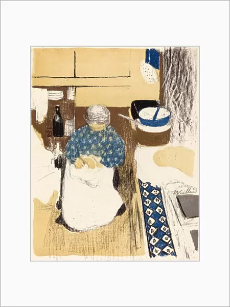 Edouard Vuillard (French, 1867 - 1939), The Cook (La cuisiniere), 1899, color lithograph
