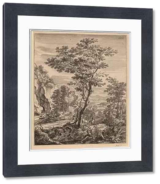 Jan Both (Dutch, 1615-1618 - 1652), The Large Tree, etching
