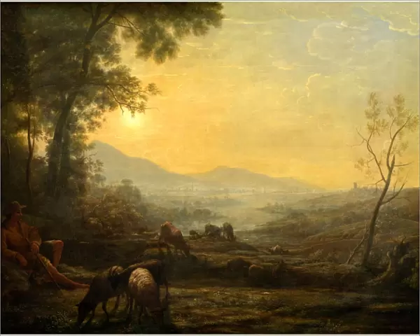 Follower of Claude Lorrain, The Herdsman, 17th or 18th century, oil on canvas