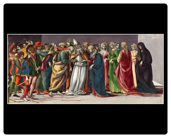 Luca Signorelli, The Marriage of the Virgin, Italian, 1445-1450-1523, c. 1490-1491