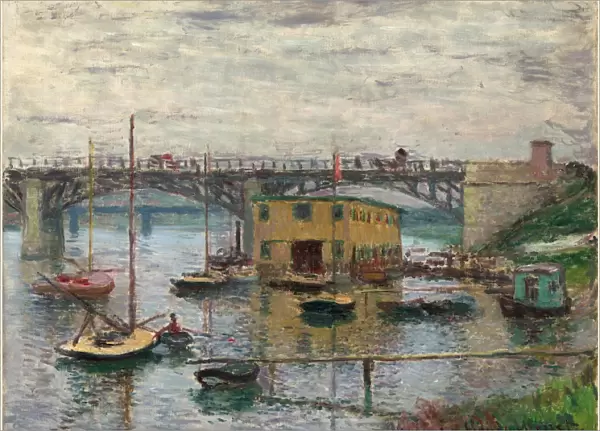 Claude Monet, Bridge at Argenteuil on a Gray Day, French, 1840-1926, c