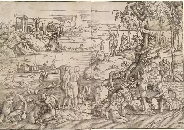 Jan van Scorel, The Deluge, Netherlandish, 1495-1562, c