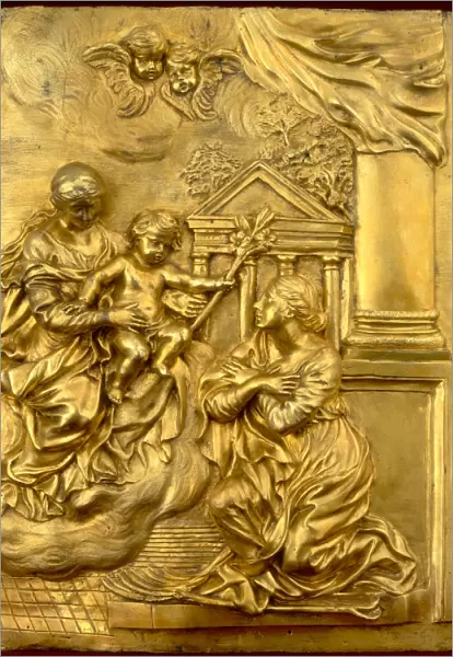 Probably Cosimo Fancelli, after Pietro da Cortona, The Virgin and Child Appearing
