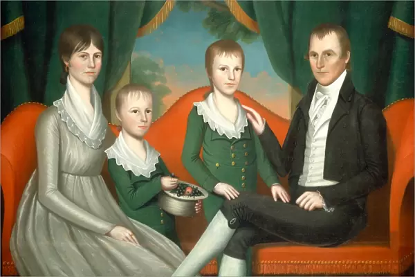 Ralph Eleaser Whiteside Earl, American (1788-1838), Family Portrait, 1804, oil on canvas