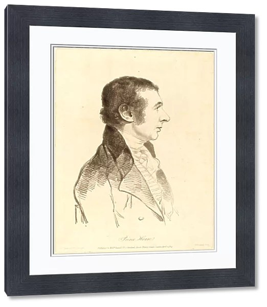 William Daniell after George Dance II, British (1769-1837), Prince Hoare, 1814, lithograph