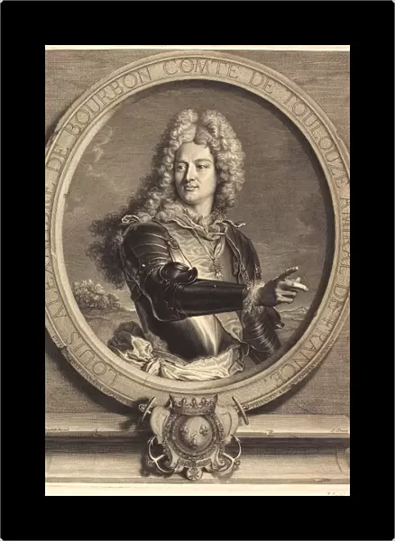 Pierre Drevet after Hyacinthe Rigaud, French (1663-1738), Louis-Alexandre de Bourdon