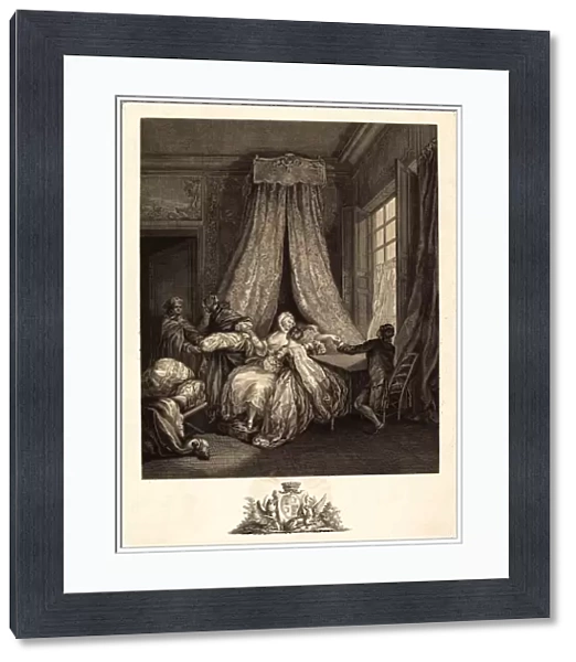 Franazois Voyez after Pierre-Antoine Baudouin, French (1746-1805), Le fruit de l amour