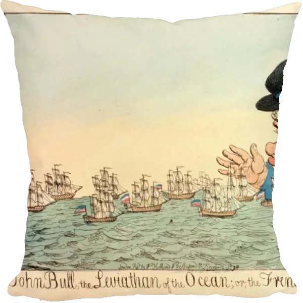 John Bull, the leviathan of the ocean or the French fleet sailing into the mouth