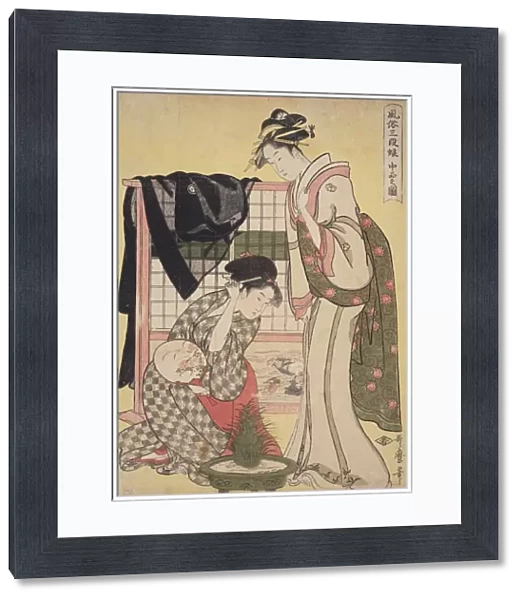 ChA Anbon no zu = [Picture of the middle class], Kitagawa, Utamaro (1753?-1806)