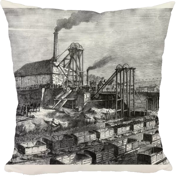 The Staffordshire Colliery Explosion: the Talke Colliery, Near Hanley, where The