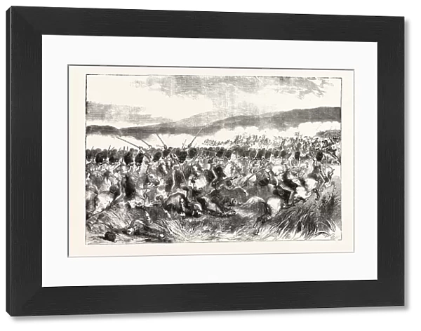 The Crimean War: the Action at Balaclava: Charge of the Scots Greys, October 25, 1854