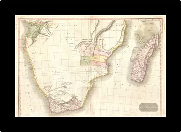 1818, Pinkerton Map of Southern Africa, Congo, Monomotapa, Cape Colony, John Pinkerton