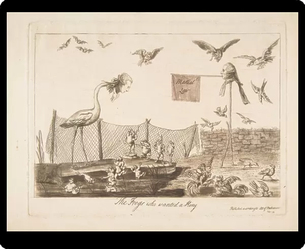 Frogs Wanted King July 14 1789 Aquatint etching