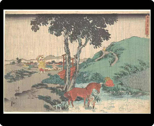 Rain Fifth Month Samidare Edo period 1615-1868