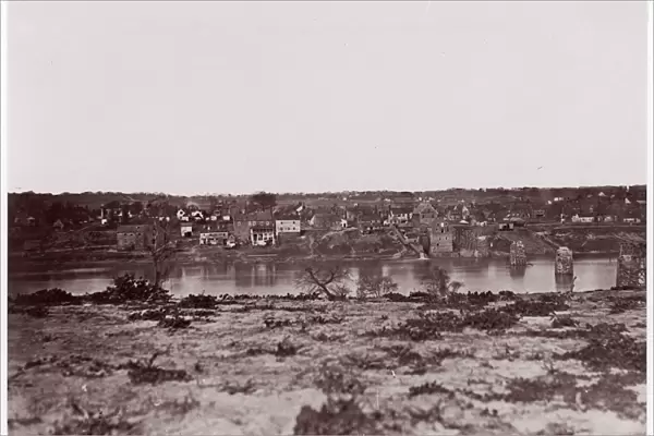 Fredericksburg Virginia 1863 Albumen silver print