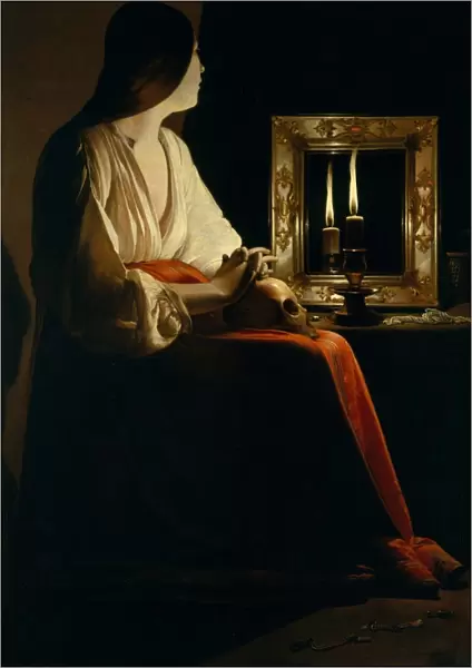Penitent Magdalen ca 1640 Oil canvas 52 1  /  2 x 40 1  /  4