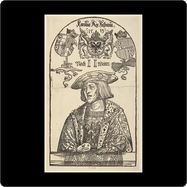 Copy Portrait Charles V n. d Woodcut Sheet 12 1  /  16 x 7
