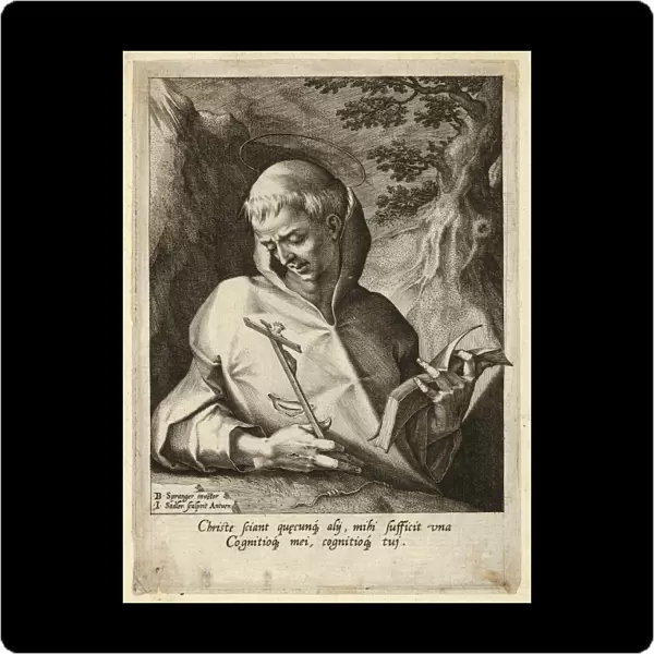 Drawings Prints, Print, Saint Francis, Artist, Johann Sadeler I, Bartholomeus Spranger