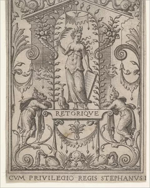 Rhetoric Retorique 16th century Engraving image