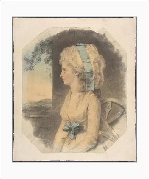 Miss Mary Cruikshank sister James 1781 Watercolor