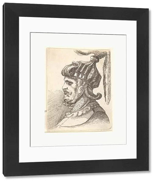 Helmeted head 1662-78 Etching copy Francis Place